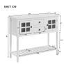 BRAND NEW Console table with shelf, hallway table, sofa table, white wood hallway, living room, bedroom, dressing room, chest of drawers Image 4