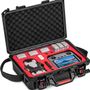 STARTRC Mini 4 Pro Case Waterproof Hard Carrying Case for DJI Mini 3/Mini 3 Pro Accessories (Mini 3/Mini 3 Pro RC2), Black, Back Cover