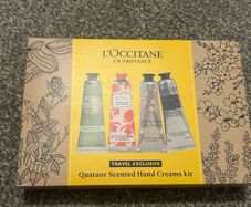 Loccitane quatuor scented hand cream kit