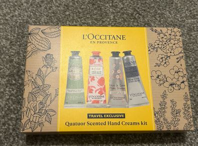 Loccitane quatuor scented hand cream kit