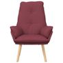 Relaxing Chair Wine red Image 4