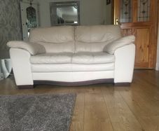 Italian leather sofa