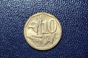 South Africa 10 cent coin