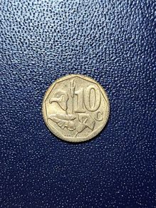 South Africa 10 cent coin