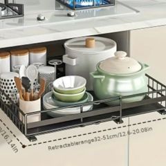 Brand New Pull Out Expandable and Retractable Kitchen Cabinet Organiser
