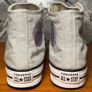 Converse All Star Chuck Taylor Eve Lift Glitter Girls Silver Hi Top Platform Trainers UK3.5 EUR36 Image 8
