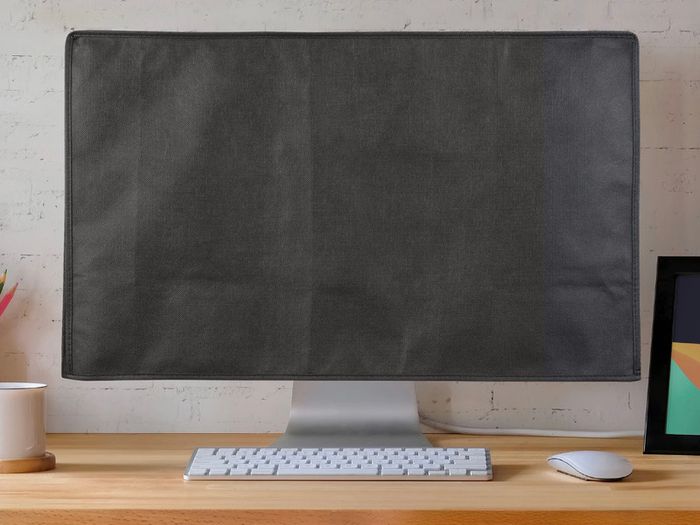 Apple Studio Display Monitor Cover - Monitor Cover Dust PC Screen Protector - Black