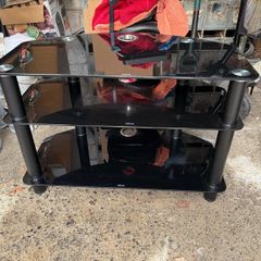 Glass TV unit