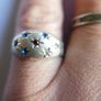 Vintage Sterling Silver Ring size P (adjustable size) 1,8g Image 4