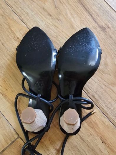 Aje Designer Strappy Wooden Heels