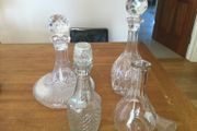 Collectables - Vintage Glass Decanters. ( Reduced)