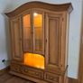 solid oak Cabinet / book / display case Image 2