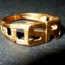 Vintage 9ct Gold 'Street Royalty' (SR) Ring Image 5