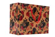 Floral Pattern Boutique/Retail/Gift Carrier Bags with String Handles