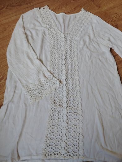 White Beachwear Dress Size 12-14