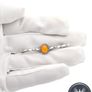 Vintage Carnelian Silver Bar Brooch Image 6