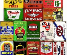 Collection retro tin signs free postage