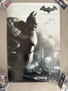 Kevin Conroy Signed Batman Arkham City Poster