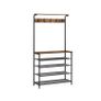 Coat Stand Rack wider version  80 x 15 x 1.5 cm (L x W x H) Image 2