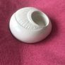 Belleek Living Porcelain Sandwave Ivory Tealight Voitive Candle Holders x2 Image 2