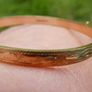 Vintage Ladies 18CT GOLD PLATED Bangle Bracelet Image 2