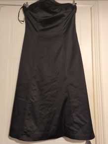 amazing black strapless midi dress from Coast