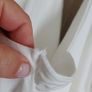 New white top with invisible straps crop top with the big decolate size extra small Image 9