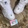 Get Premium Style White Leather FILAs Image 2