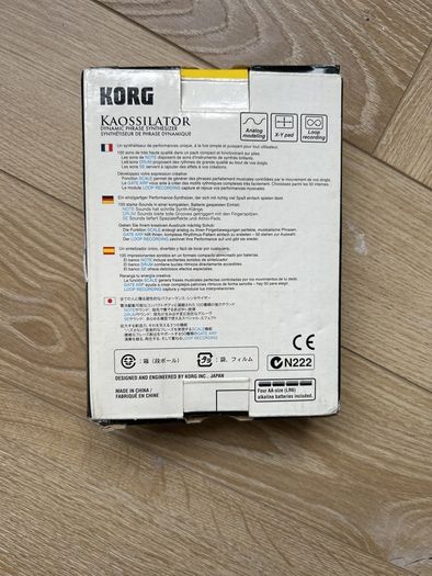 50% off- Korg Kaossilator  KO 1 Dynamic Phrase Synthesizer x Package Opened Never Used  x Almost New