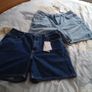 Two Pairs of denim shorts size 14 Image 2