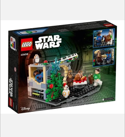 Christmas Lego Star Wars 40658 Millennium Falcon Holiday Diorama