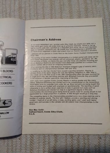 Dublin   Gaa Programme