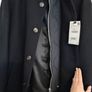 Navy Zara jacket men's large Image 3