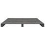 Pallet Bed Frame Grey Solid Pine Wood 140x200 cm Image 3