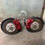 Audi A6 C7 rear brake and wishbone assemblies Image 2