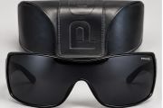 Police S8178 Vintage Shield Sunglasses with Case