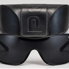 Police S8178 Vintage Shield Sunglasses with Case