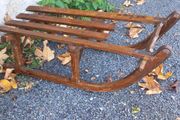 Antique wooden snow slade solid steel track runs and fitting very well made swiss 185 ono can Deliver in Dublin area