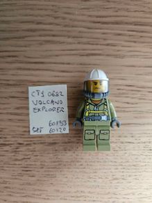 lego cty0682 volcano explorer, set 60133, 60120