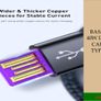 BASEUS 5A USB Type-C Cable For Huawei Mate 30 20 P40 P30 P20 Pro Lite Image 10