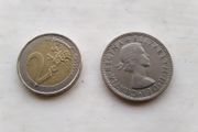 Elizabeth II 1966 Two Shilling Coin