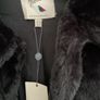 jacket Bnwt black fur jacket yumi brand size 10 Image 6
