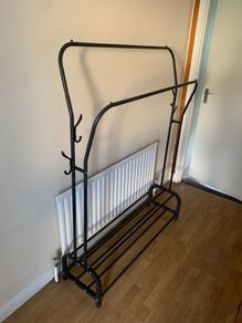 Heavy Duty Clothes rail with shoe storage