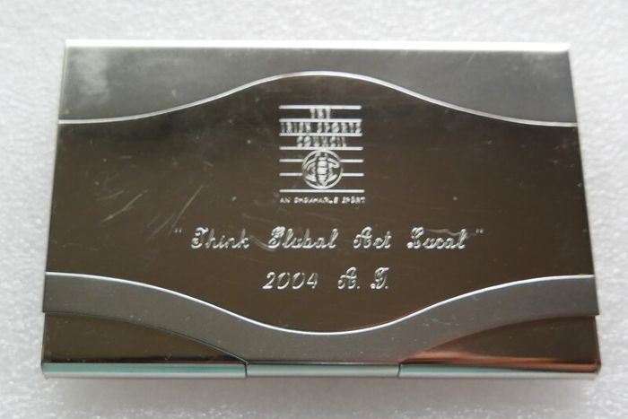 Vintage Business Card Holder