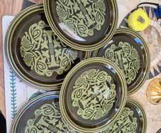 Arklow tree of life dinner plates