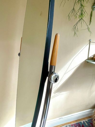 Rare Vintage 80's Japanese Floor Mirror, Dulton, Free Standing, Full Length