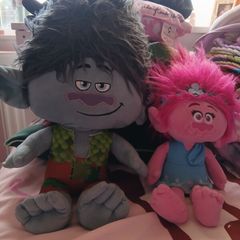 Trolls branch and poppy teddys