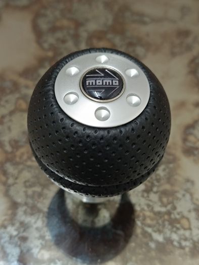 Genuine MOMO Race Air Leather Shift Knob