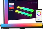 Gaming Light bar 2PCs Entertainment Lighting for TV and Gaming, Ambiance Gaming Lamp Sync with Music,Immersion Light Bar Apply to TV, Room,Living Room