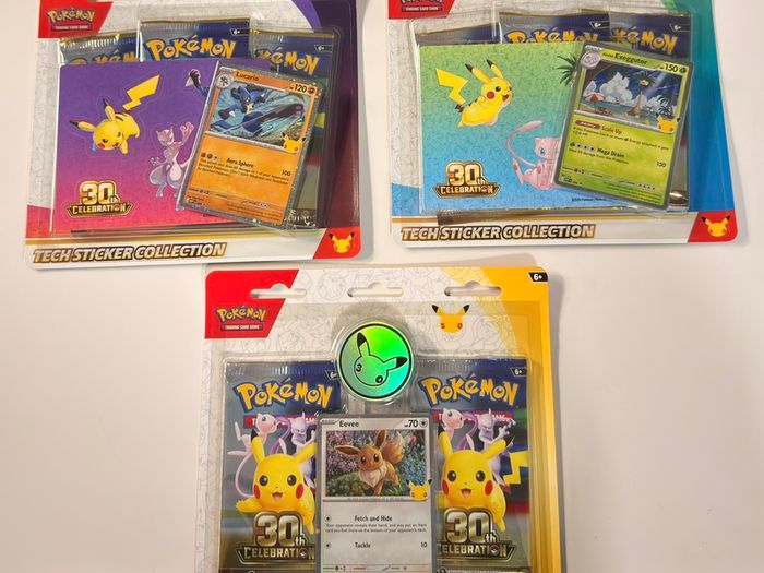 Pokemon 30th Celebration Blisters
